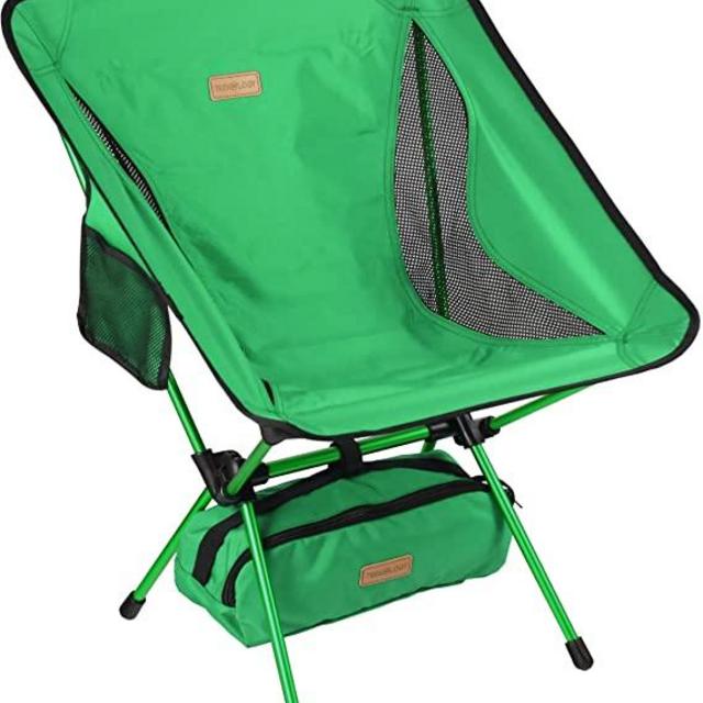 YIZI GO Portable Camping Chair - Compact Ultralight Folding Backpacking Chairs, Small Collapsible Foldable Packable Lightweight Backpack Chair in a Bag for Outdoor, Camp, Picnic, Hiking
