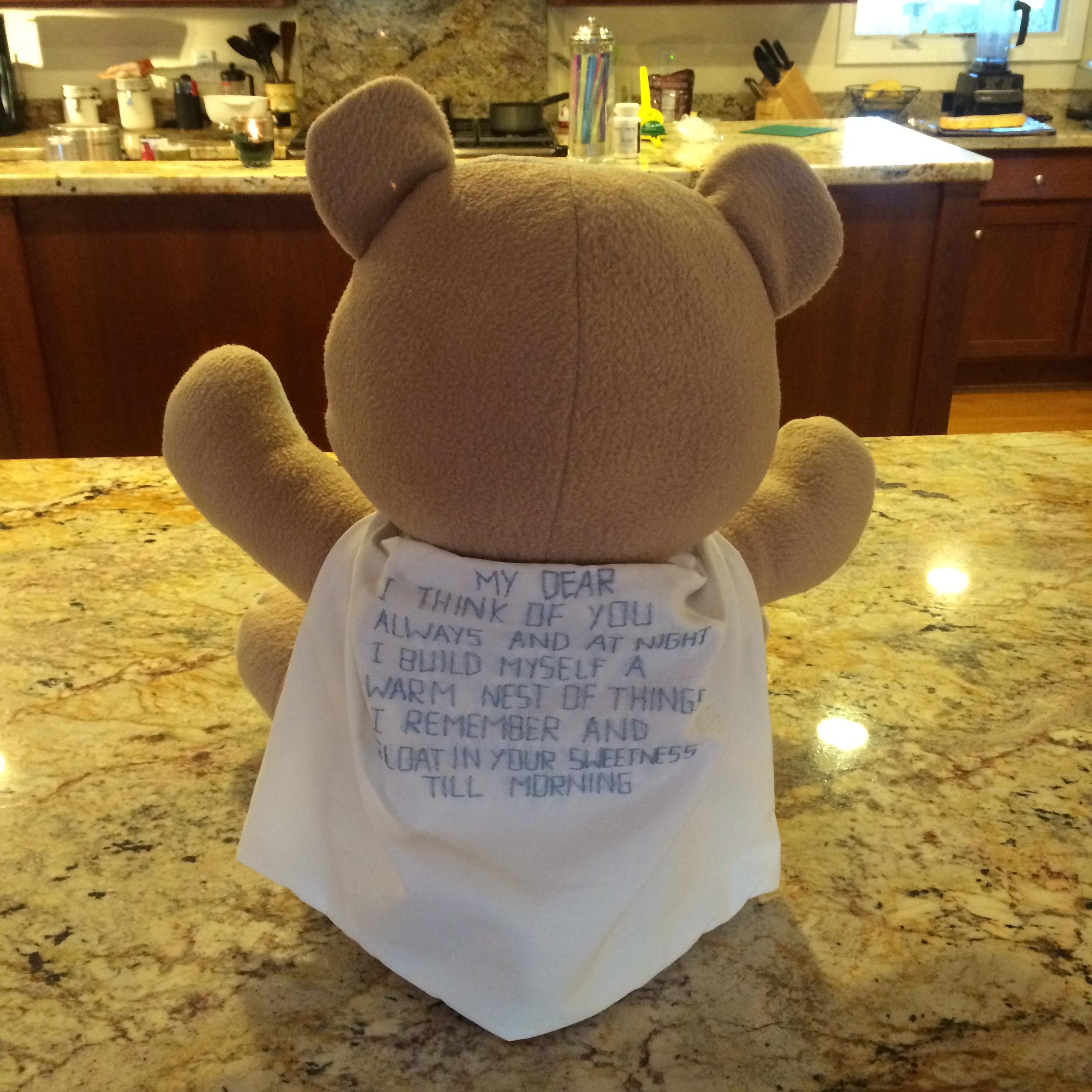 Who knew Andrew could sew...and embroider