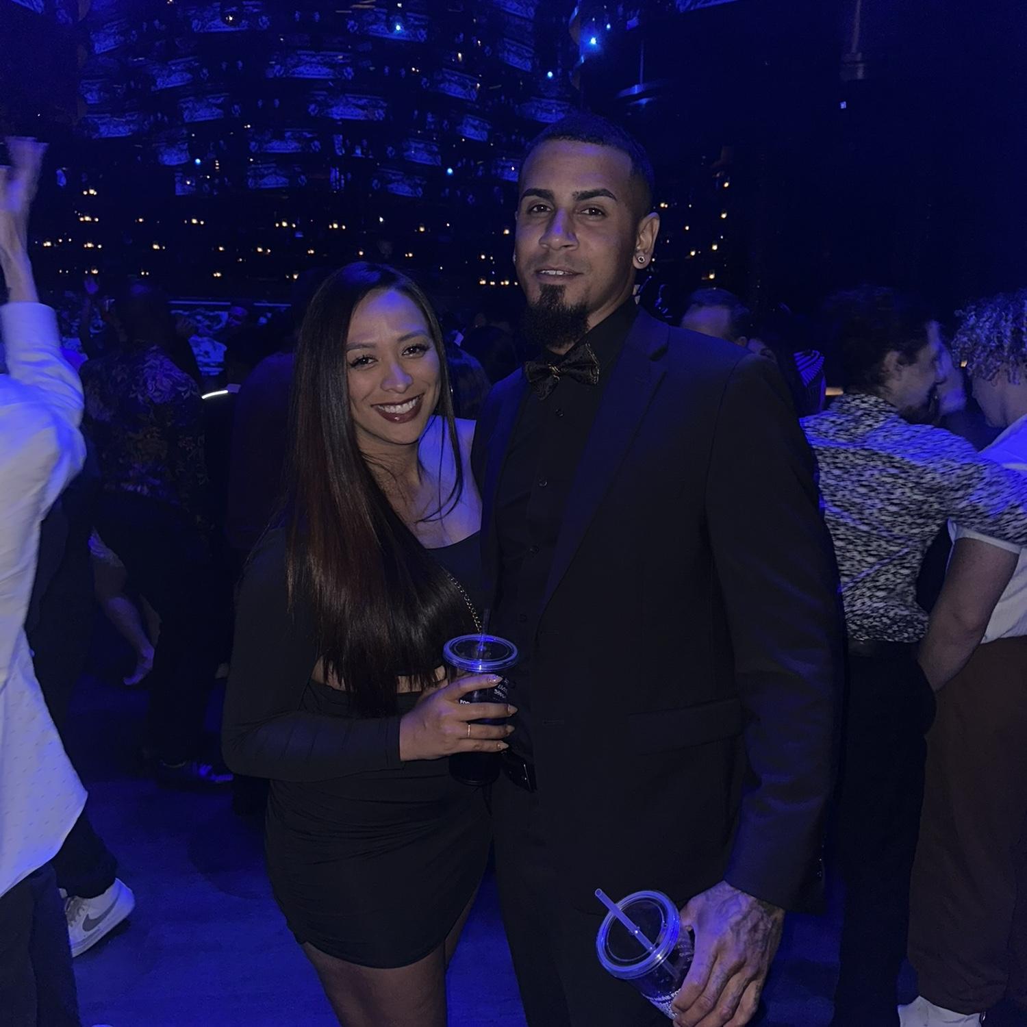 First night club together in Vegas