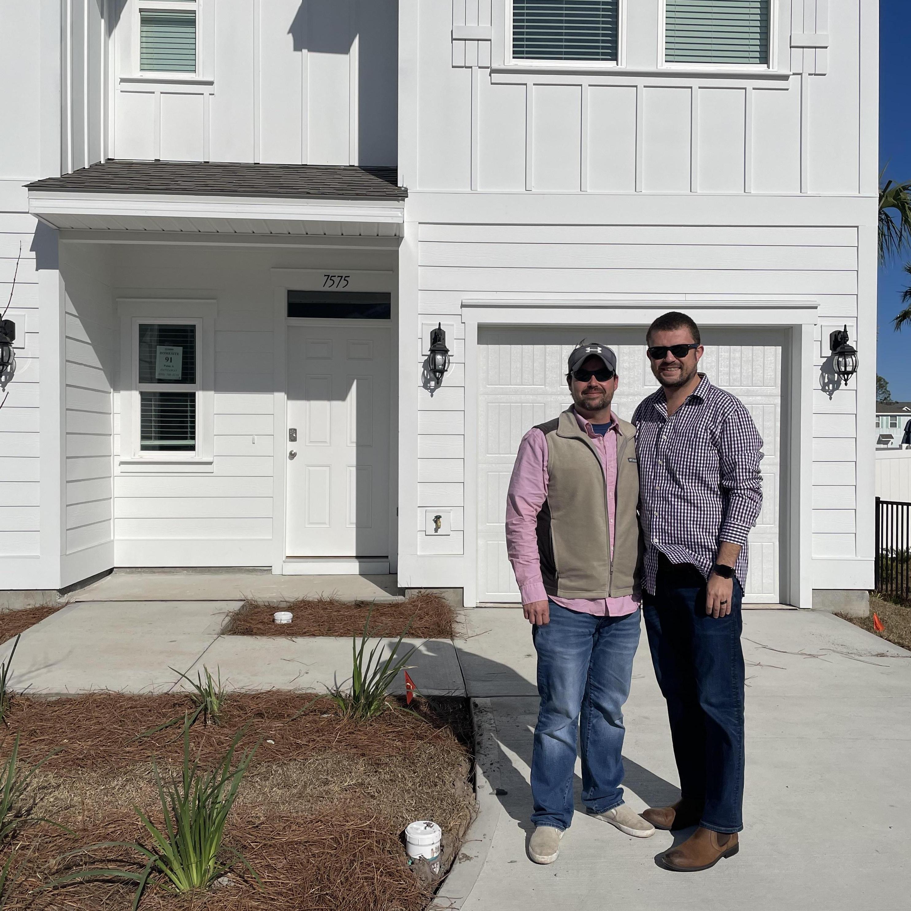 The day we closed on our new home in Panama City Beach