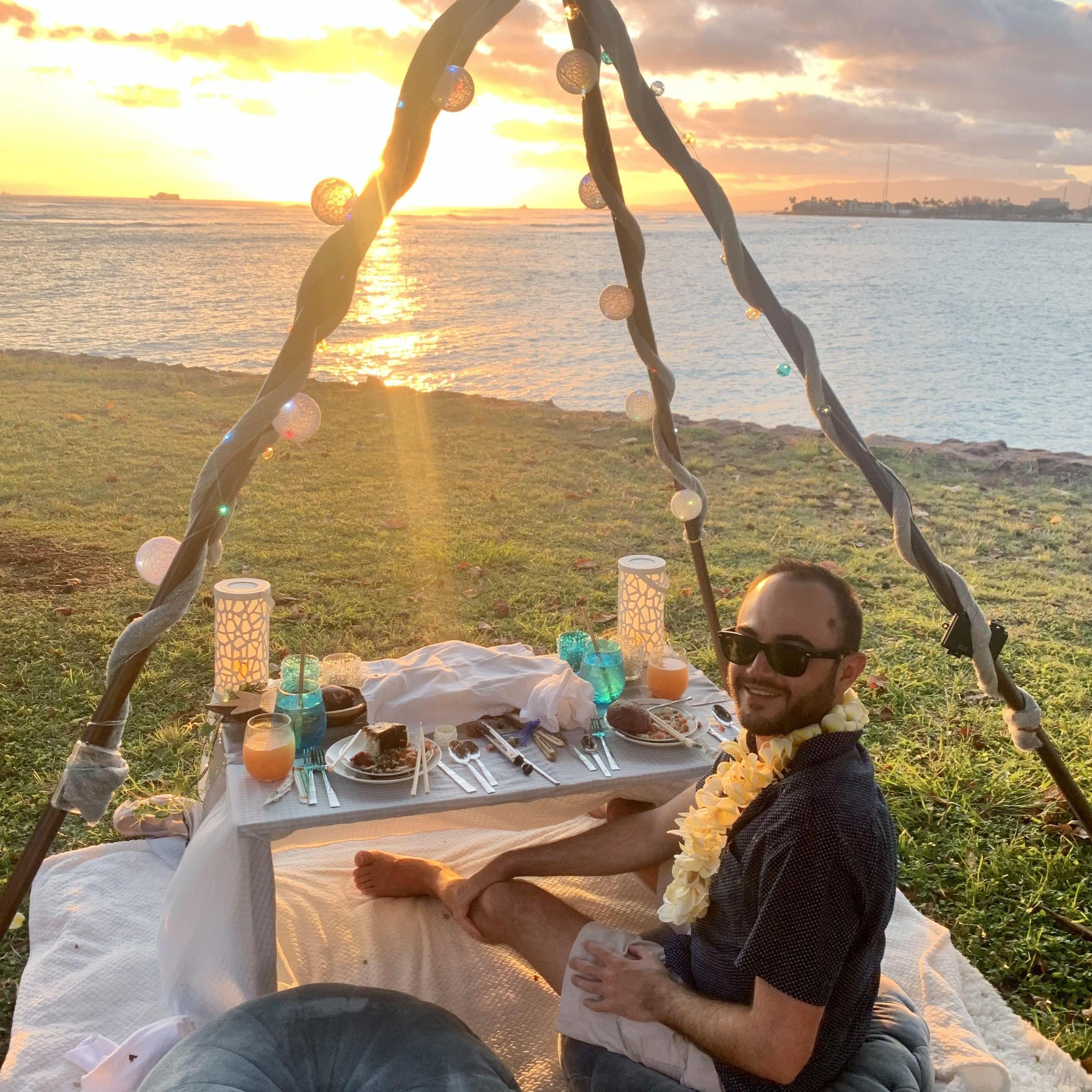 Ben's proposal picnic 