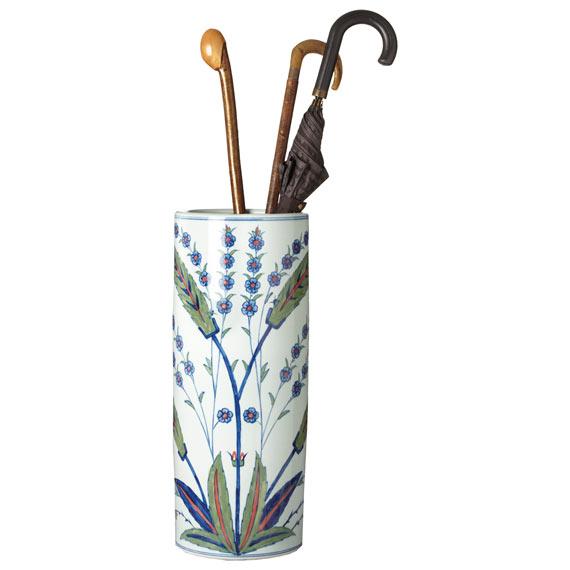 Iznik Umbrella Stand - White