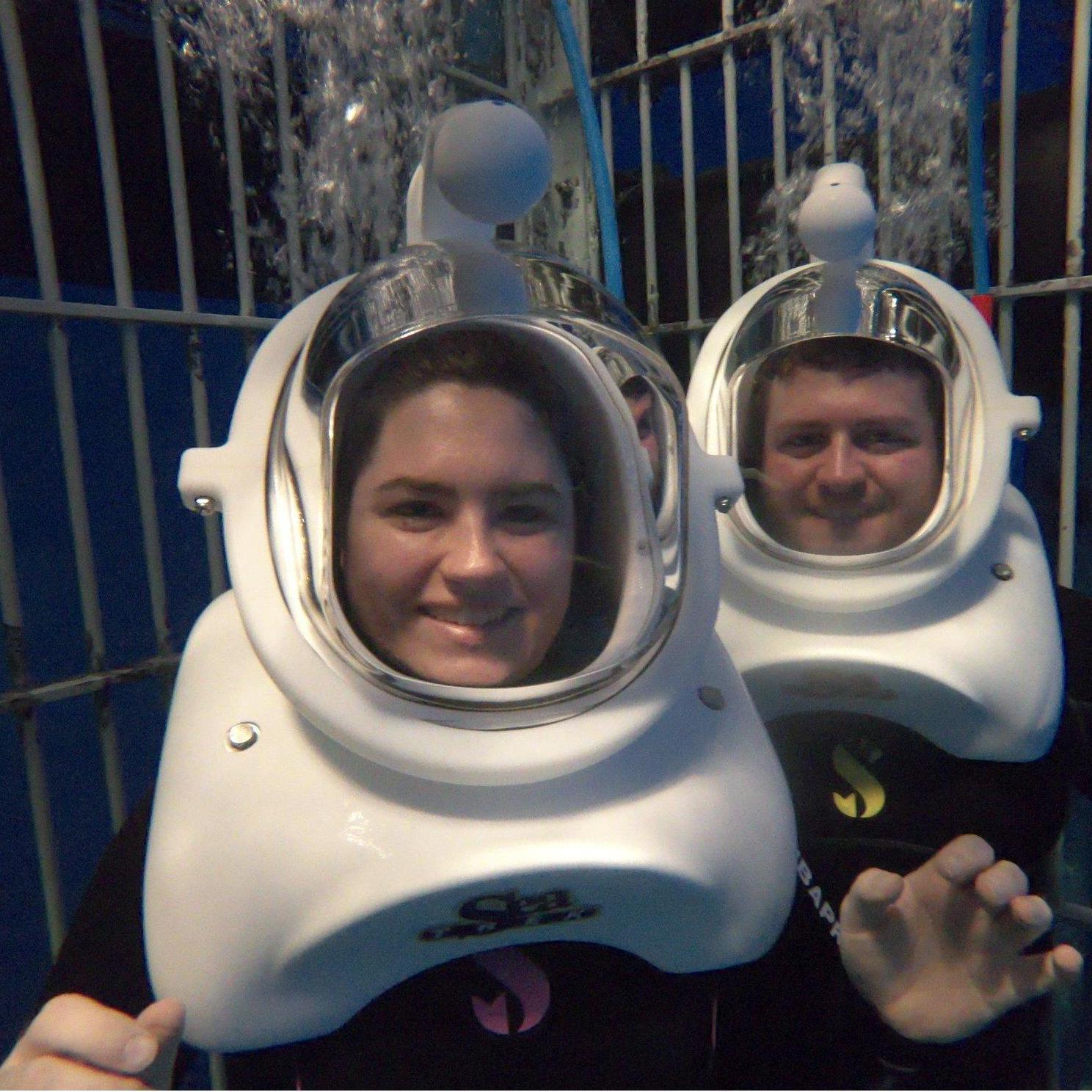 Shark Dive at the Johnny Morris Aquarium in Springfield, MO