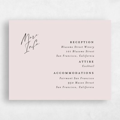 Light Mauve, Pink Wedding Enclosure - Anerley