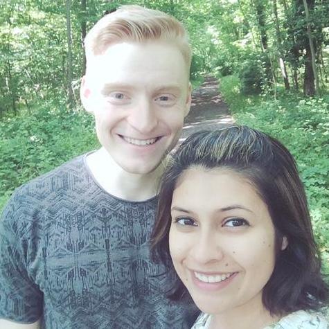 Early days! When we met in 2017.