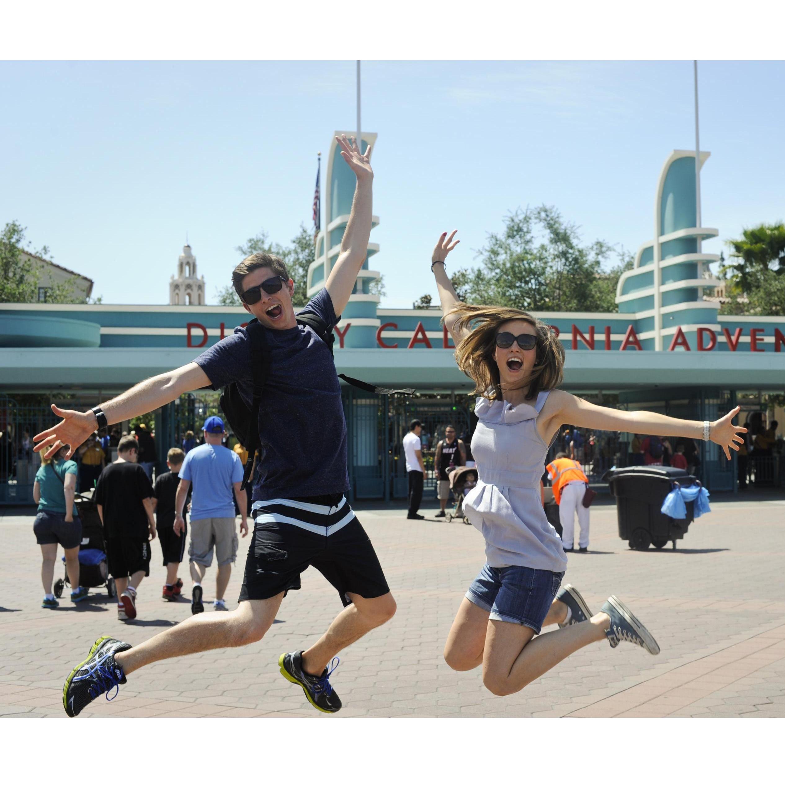 Surprised Dillan with a free day to Disney's California Adventure! '2014