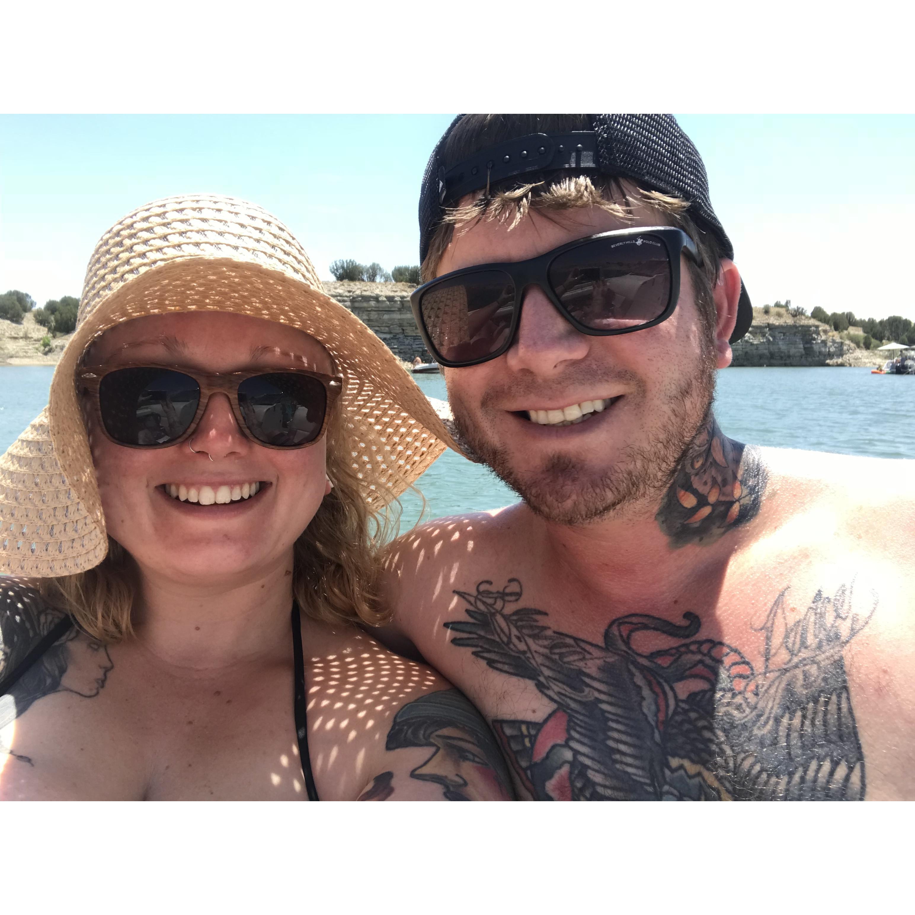 2018 - Went for a little boat ride at Pueblo Res.