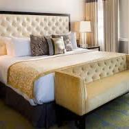 Wedding night hotel room
