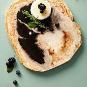 Petrified Wood Cheese Board