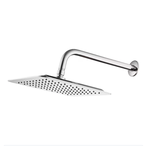allen + roth Reign 1 -Spray Chrome 10-in Square Rain Shower Head 1.8 GPM