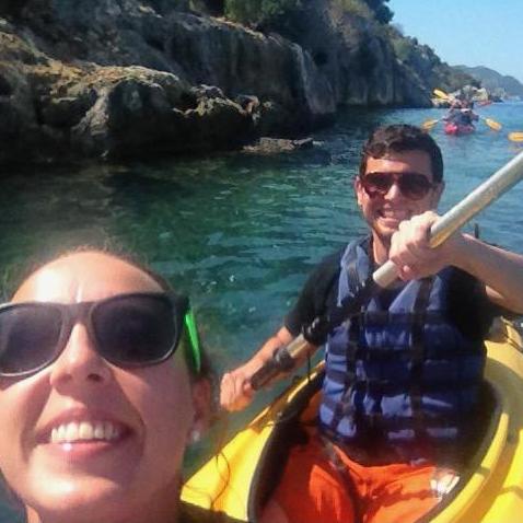 Kayaking in Kaş, Turkey.