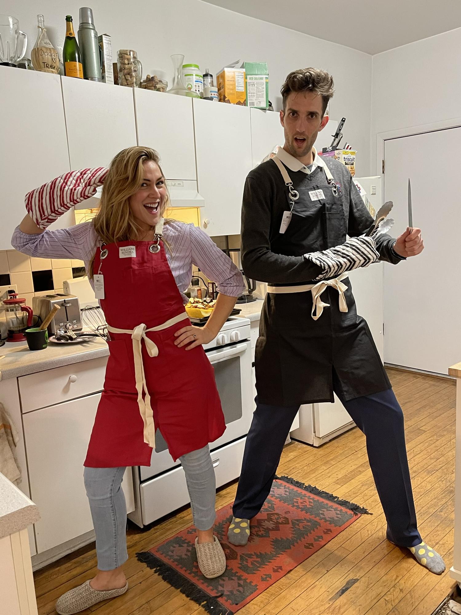 Testing our new kitchen supplies, Chicago