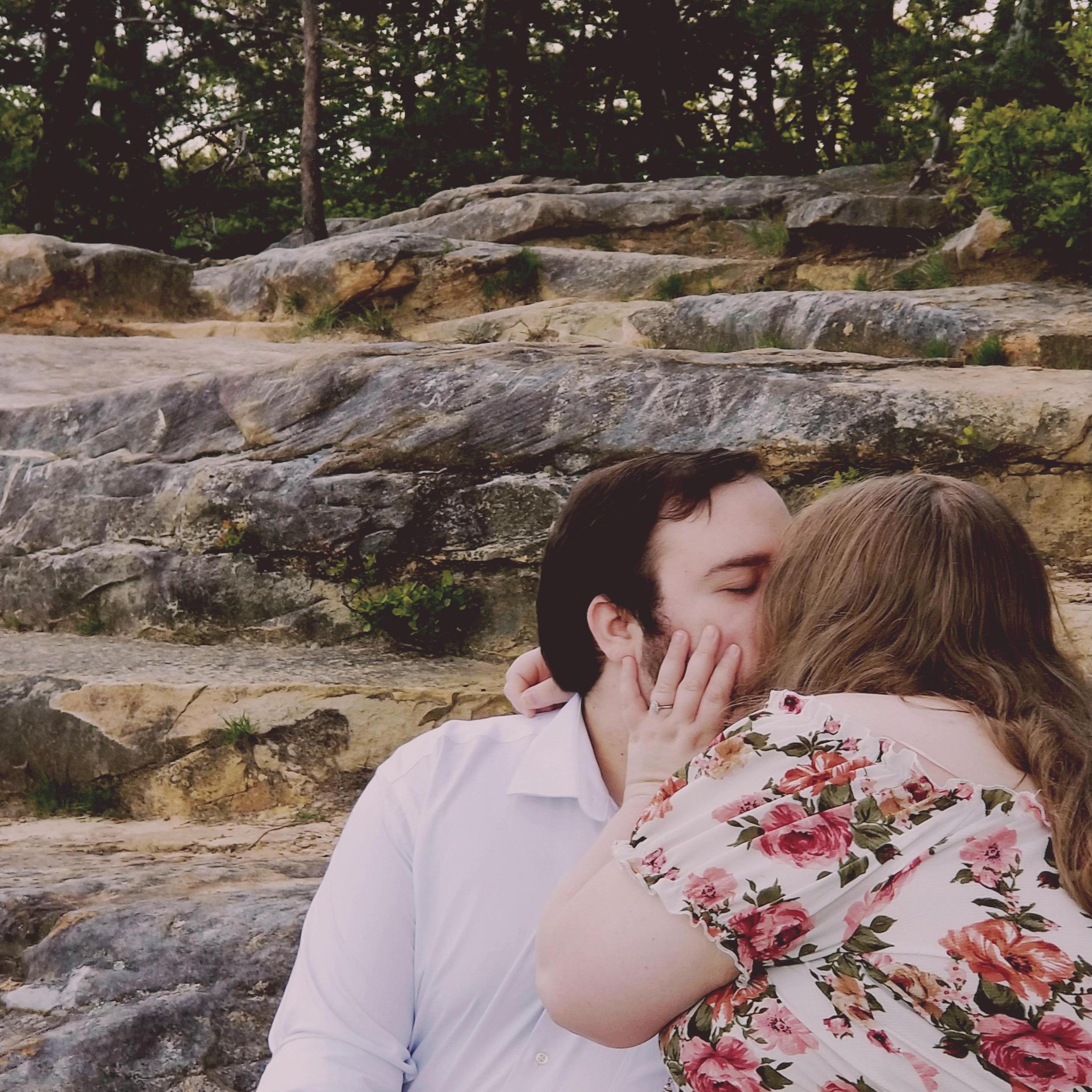 Bee Rock - Amber's favorite spot near Cookeville and the only place to give Matt ridiculous anxiety.