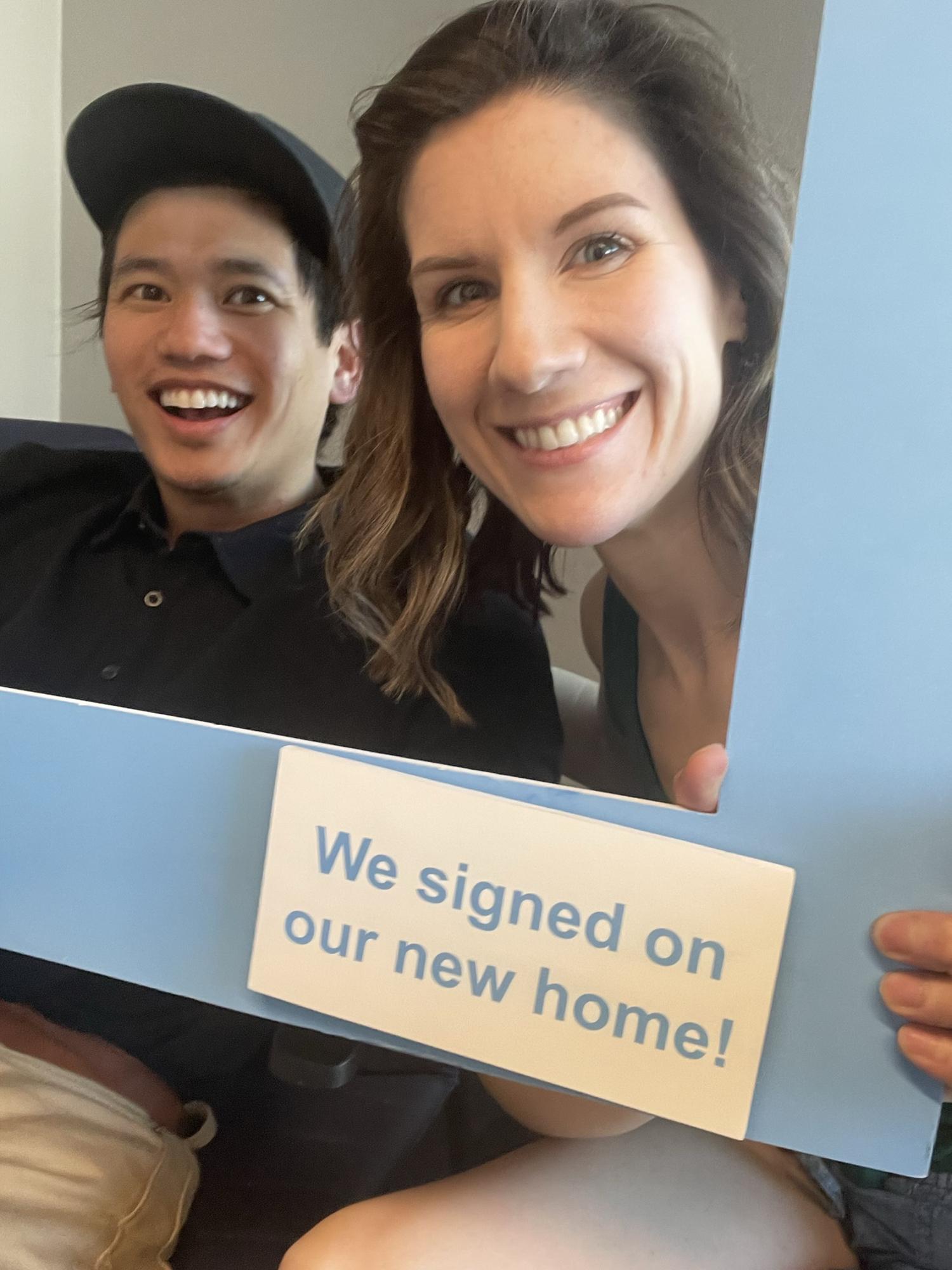 Hooray we have a house!