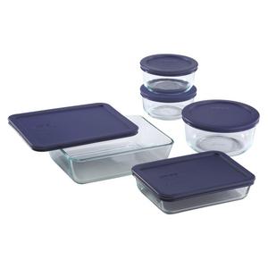 World Kitchen, LLC - Pyrex 10 Piece Simply Store Food Storage Set, Clear