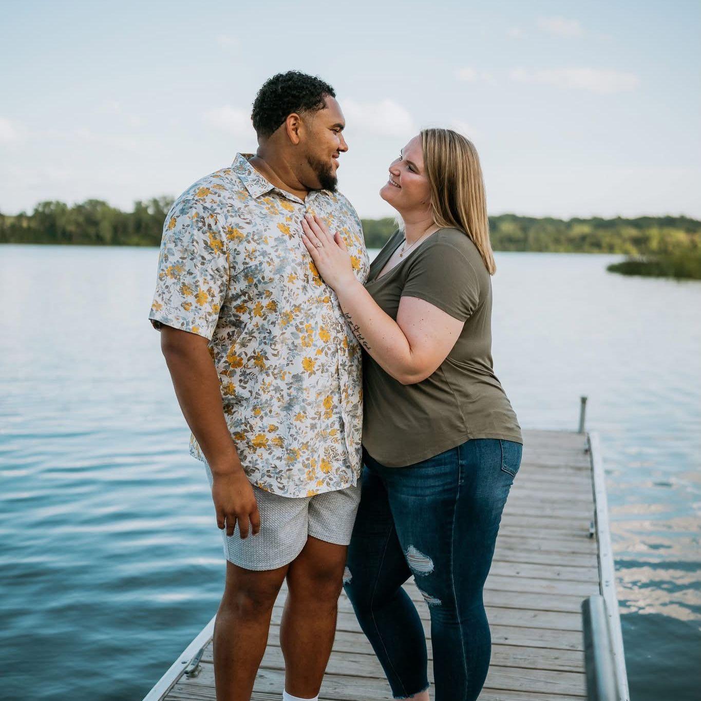 The beautiful River, where Ari popped the big question!