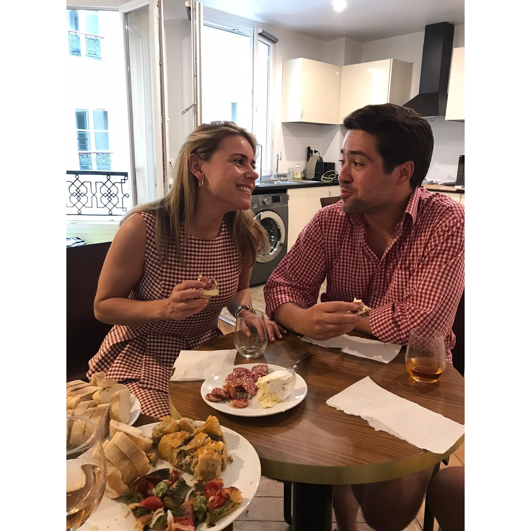 Accidentally matching in Paris.
