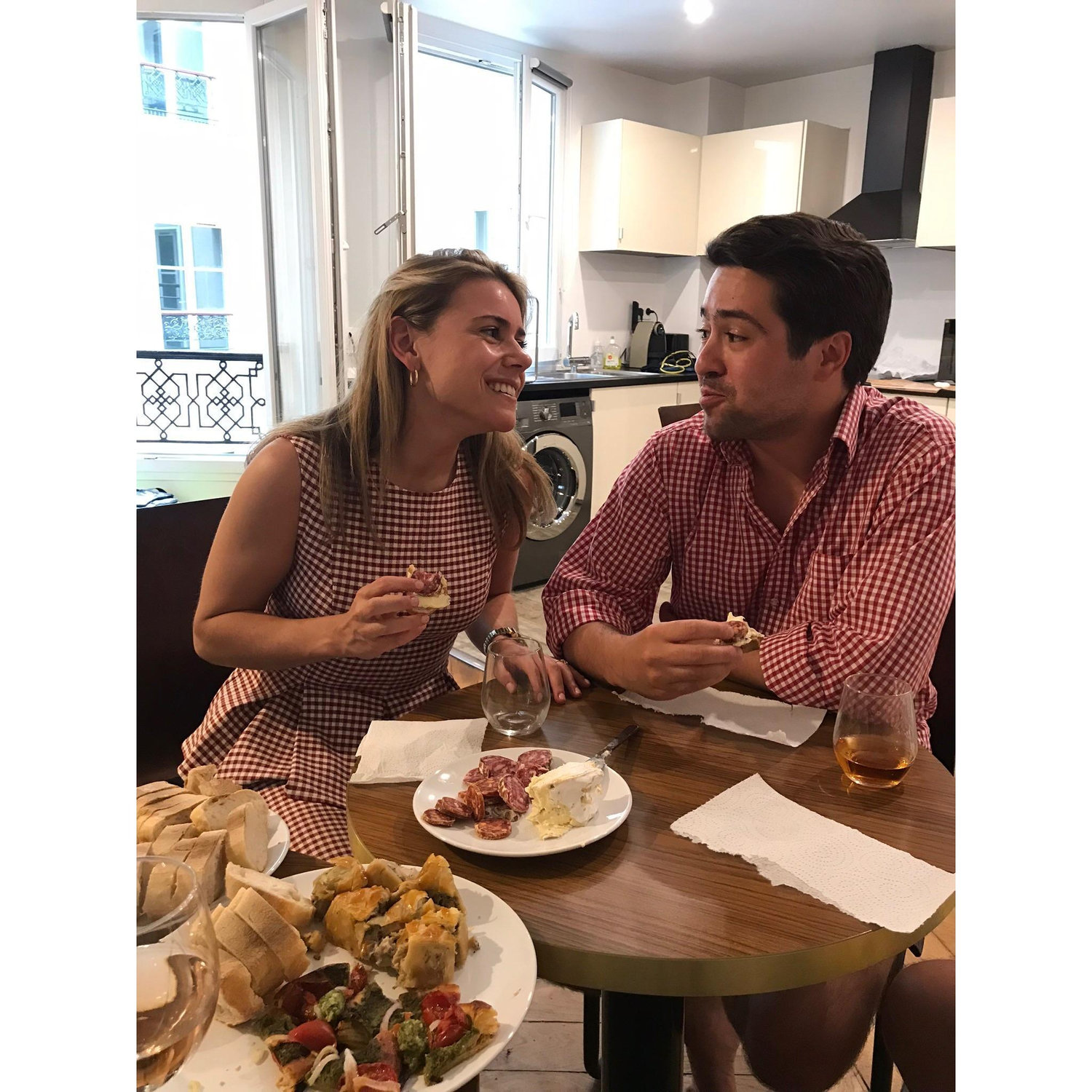 Accidentally matching in Paris.