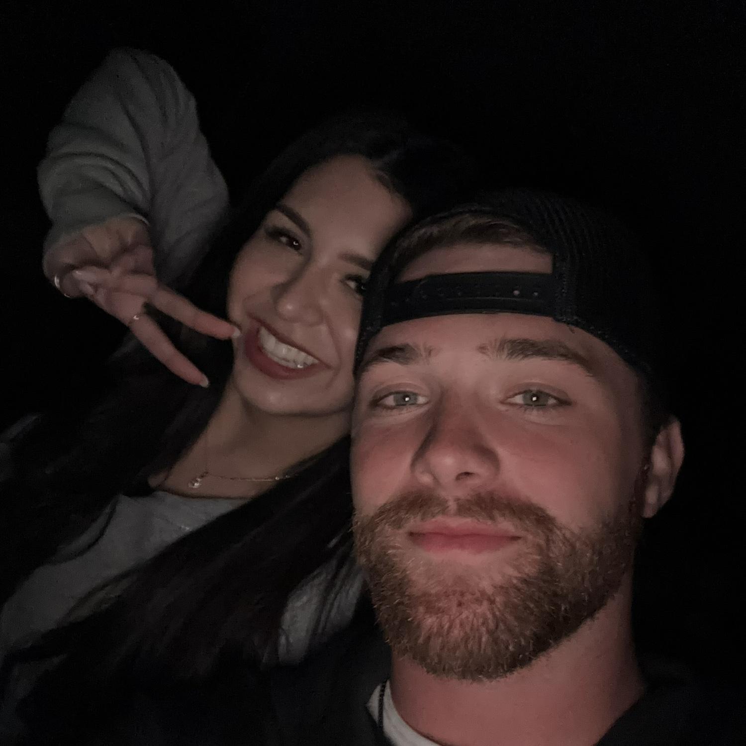 Our first photo together