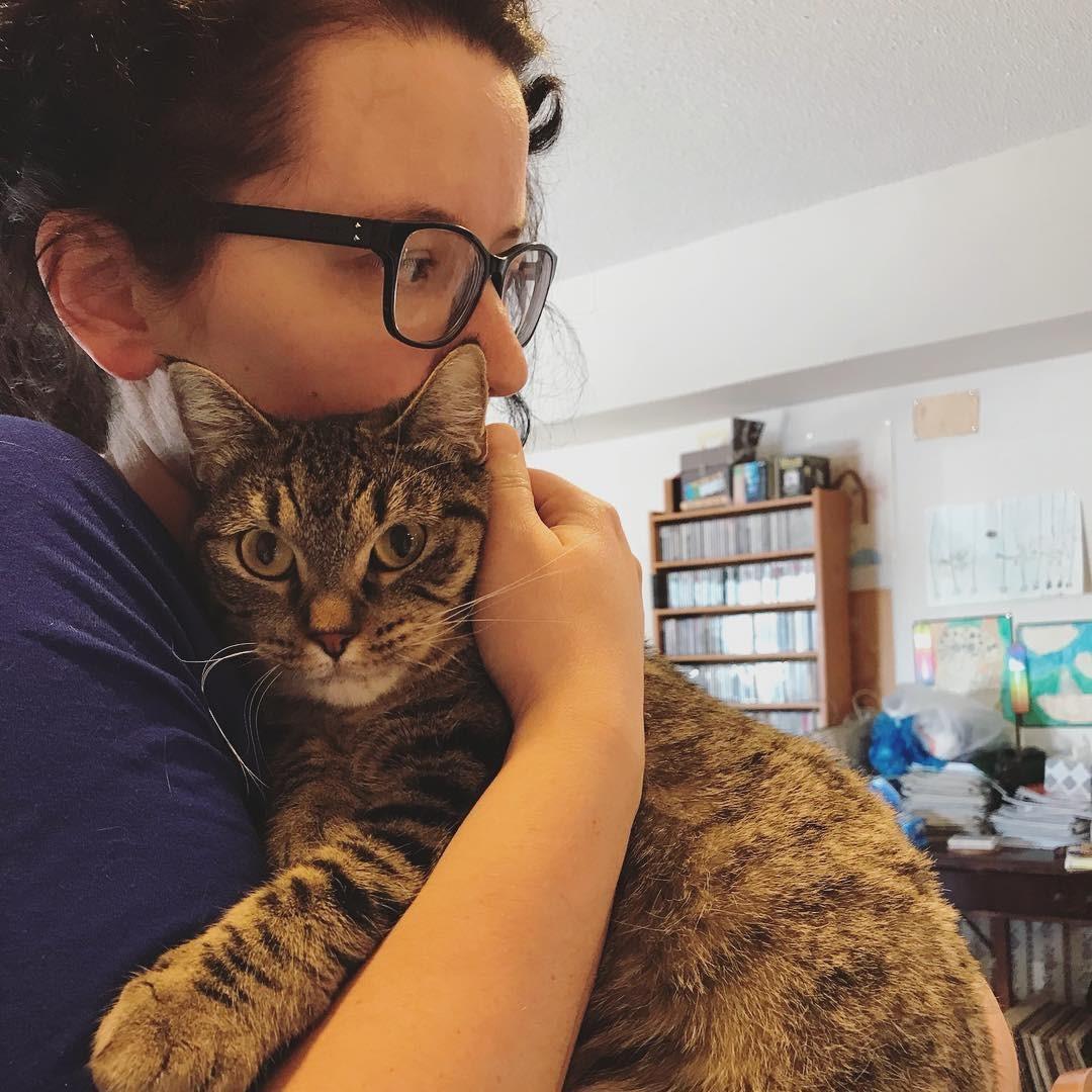 Ruth enjoys hugs.