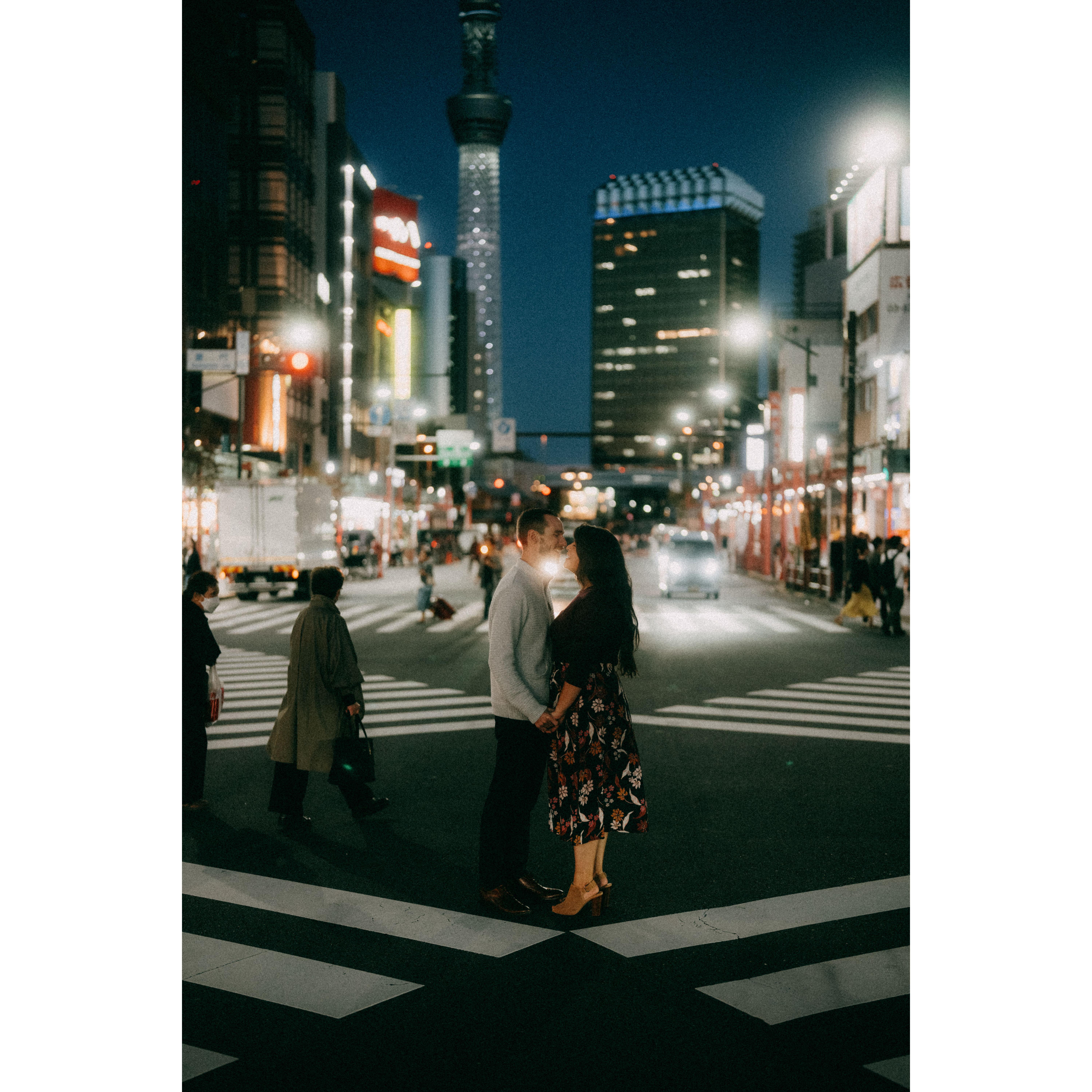 We had a lot of fun getting engagement photos taken during our recent trip to Japan. October 2024, Asakura district in Taitō, Tokyo, Japan. 
Ippei & Janine Photography