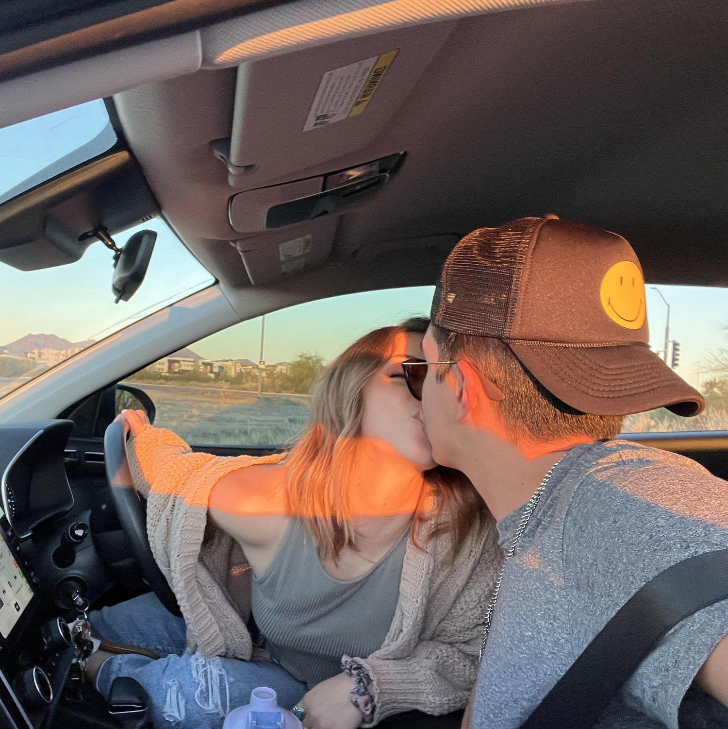 The day we stopped on the side of the road to watch the sunset