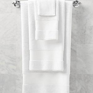 Six Piece Set of Frontgate Resort Collection Bath Towels in "White"