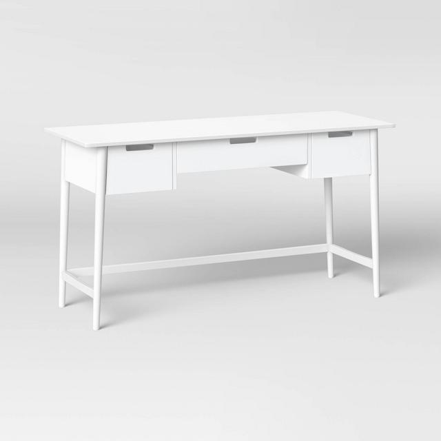 Ellwood Large Writing Desk with Drawers White - Project 62™