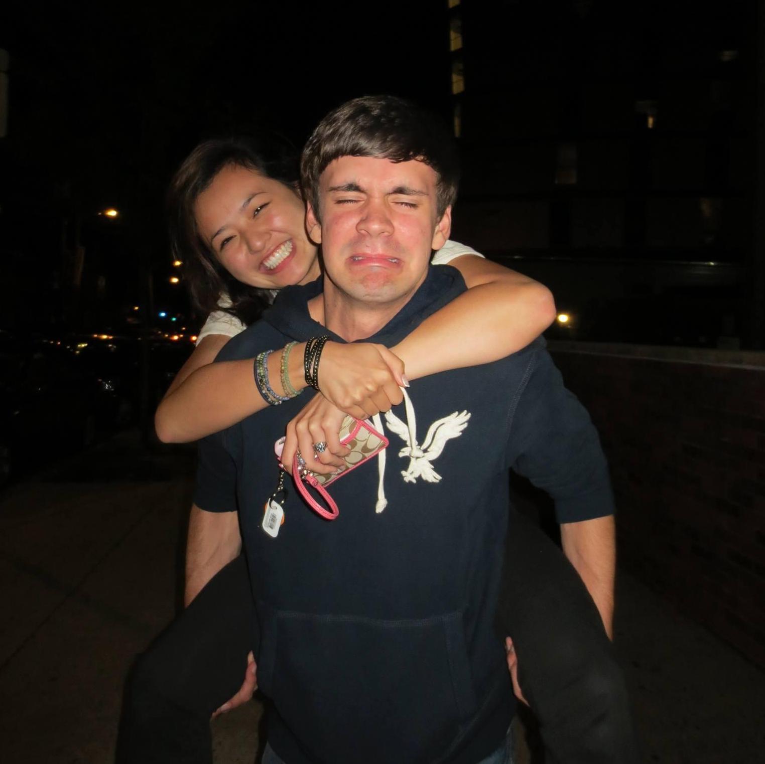 September 2013 - Kevyn's first trip to visit Allison in Philadelphia at Drexel University.