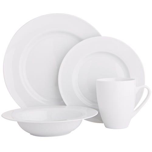 Pier1 Luminous White Dinnerware