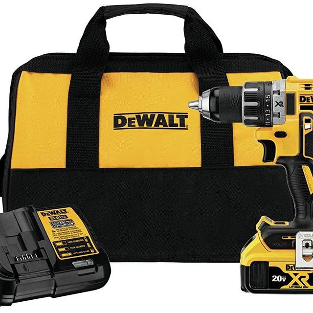 DEWALT DCD791P1 20V MAX XR Brushless 1/2 in. Cordless Drill/Driver Kit