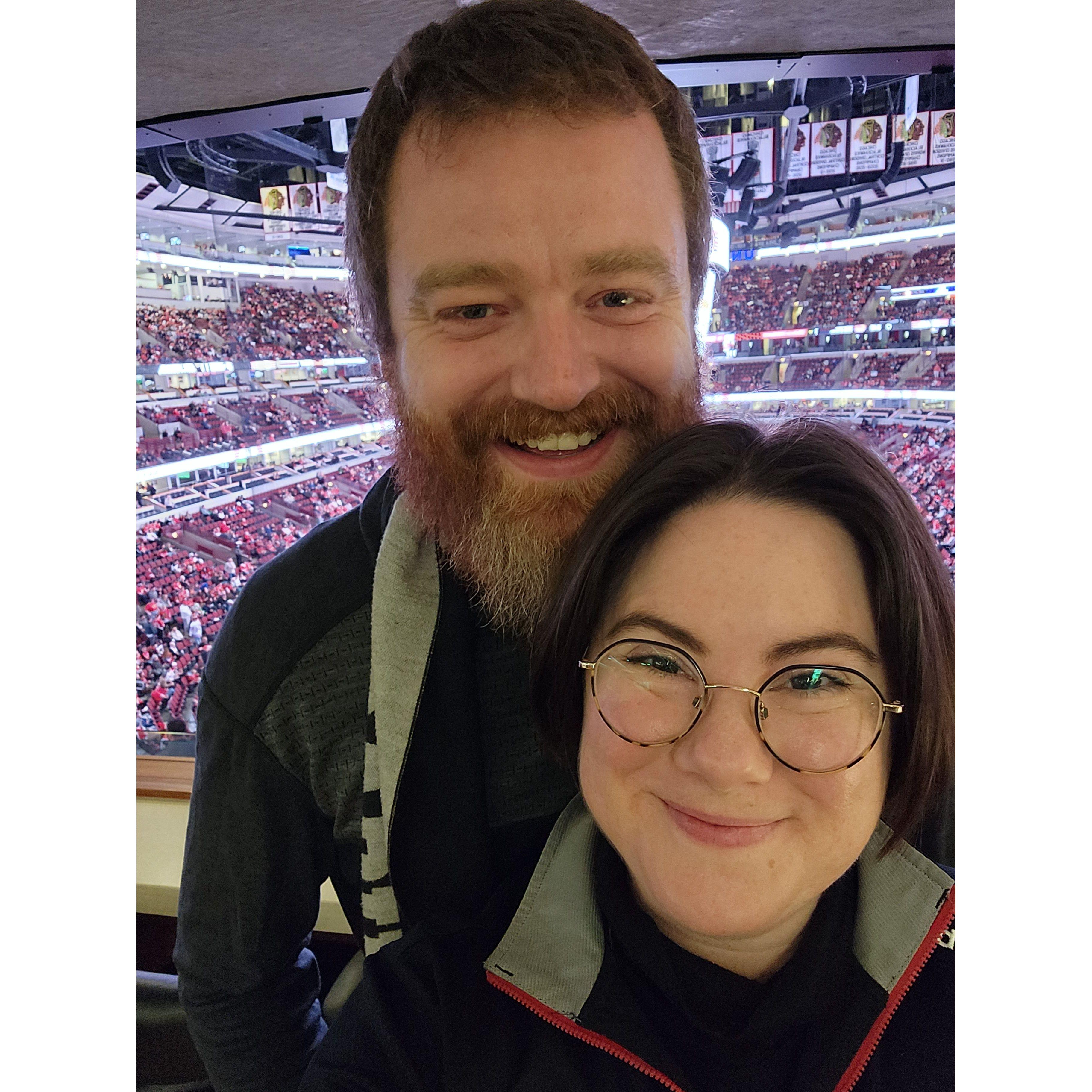 Blackhawks game!