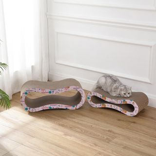 Suvi Infinity 2-in-1 Lounge Bed Cat Scratcher with Catnip