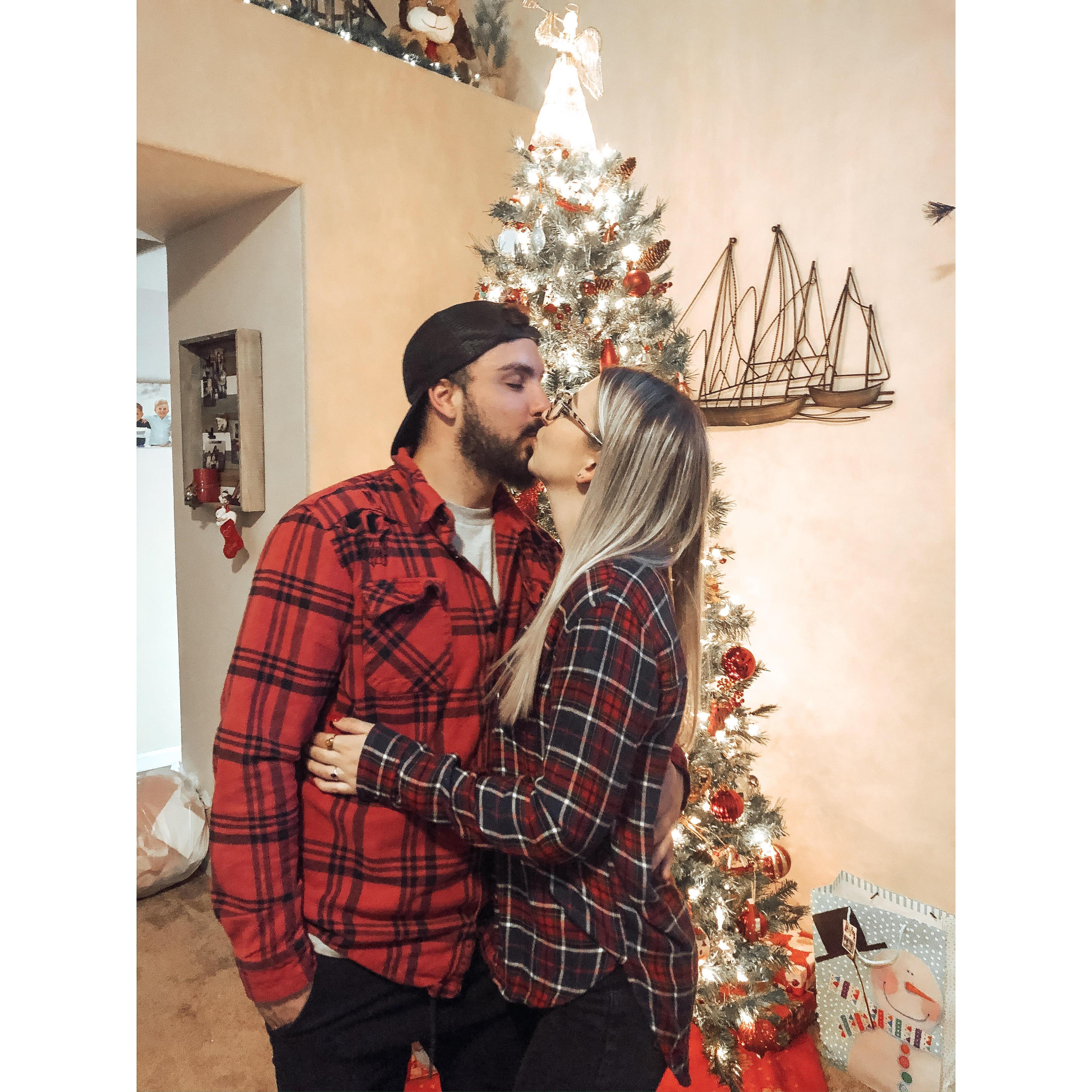I love spending holidays with him.