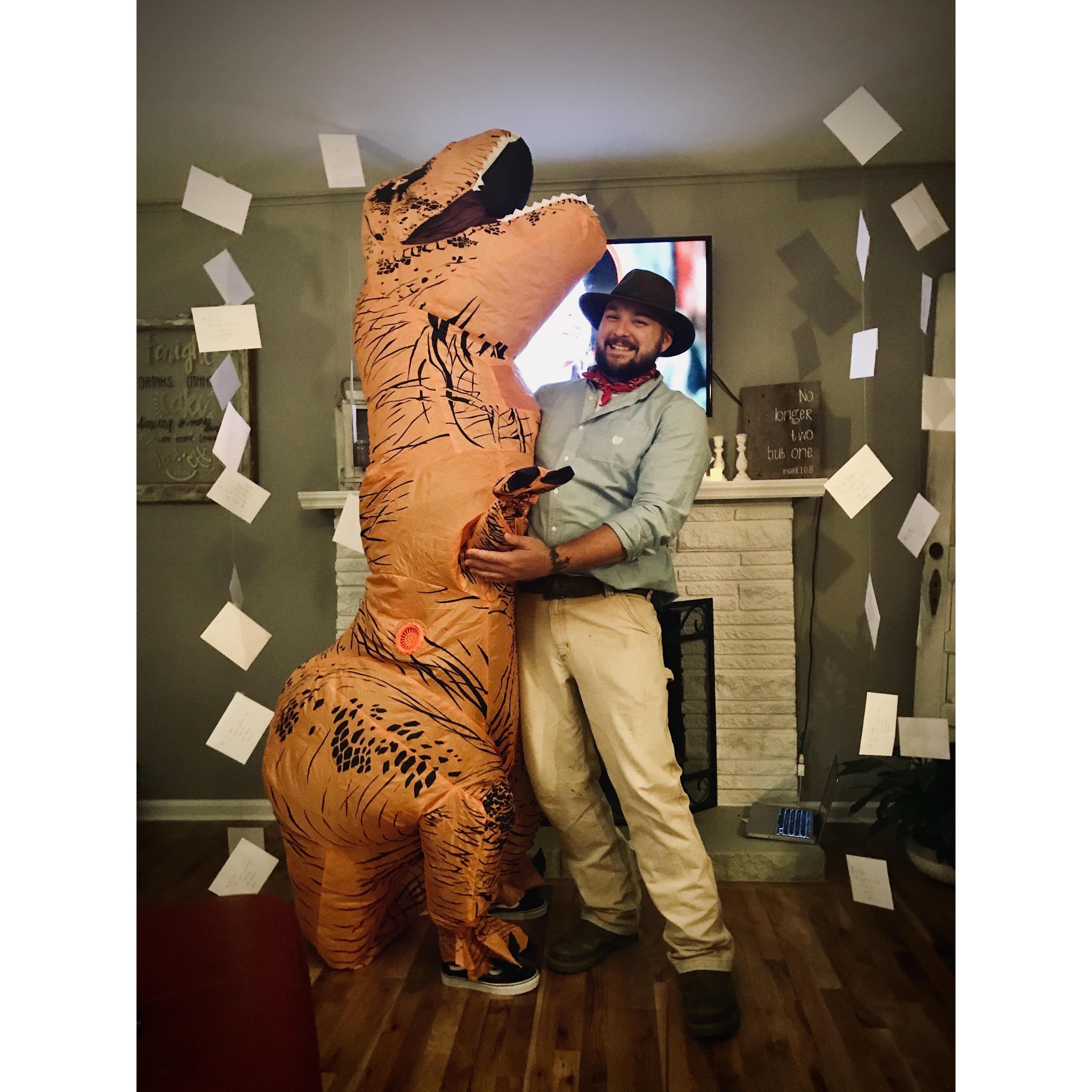 "Welcome to Jurassic Park!" Our favorite holiday!