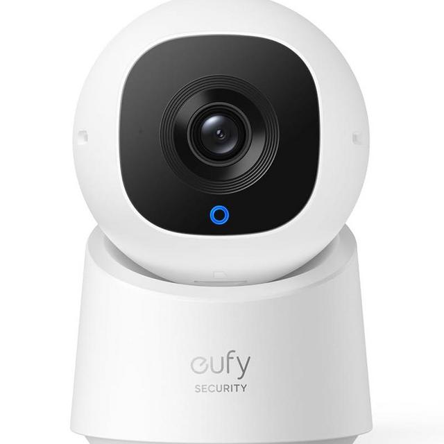 eufy Security Indoor Cam C210, Home Security Cameras, 1080p Resolution Security Camera with 360° PTZ, Plug-in Security Indoor Camera with 2.4G Wi-Fi, Human/Motion AI, Night Vision, AI Tracking