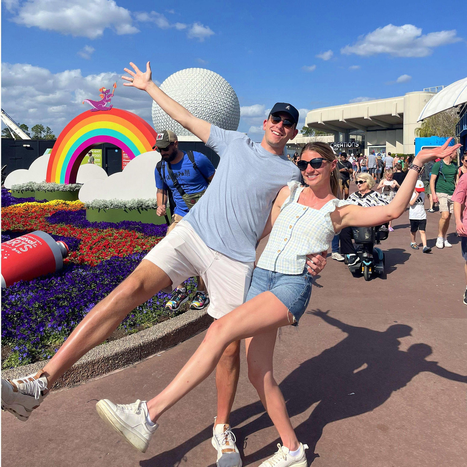 Trevor's first time at the most magical place on earth! He loved Epcot!!!