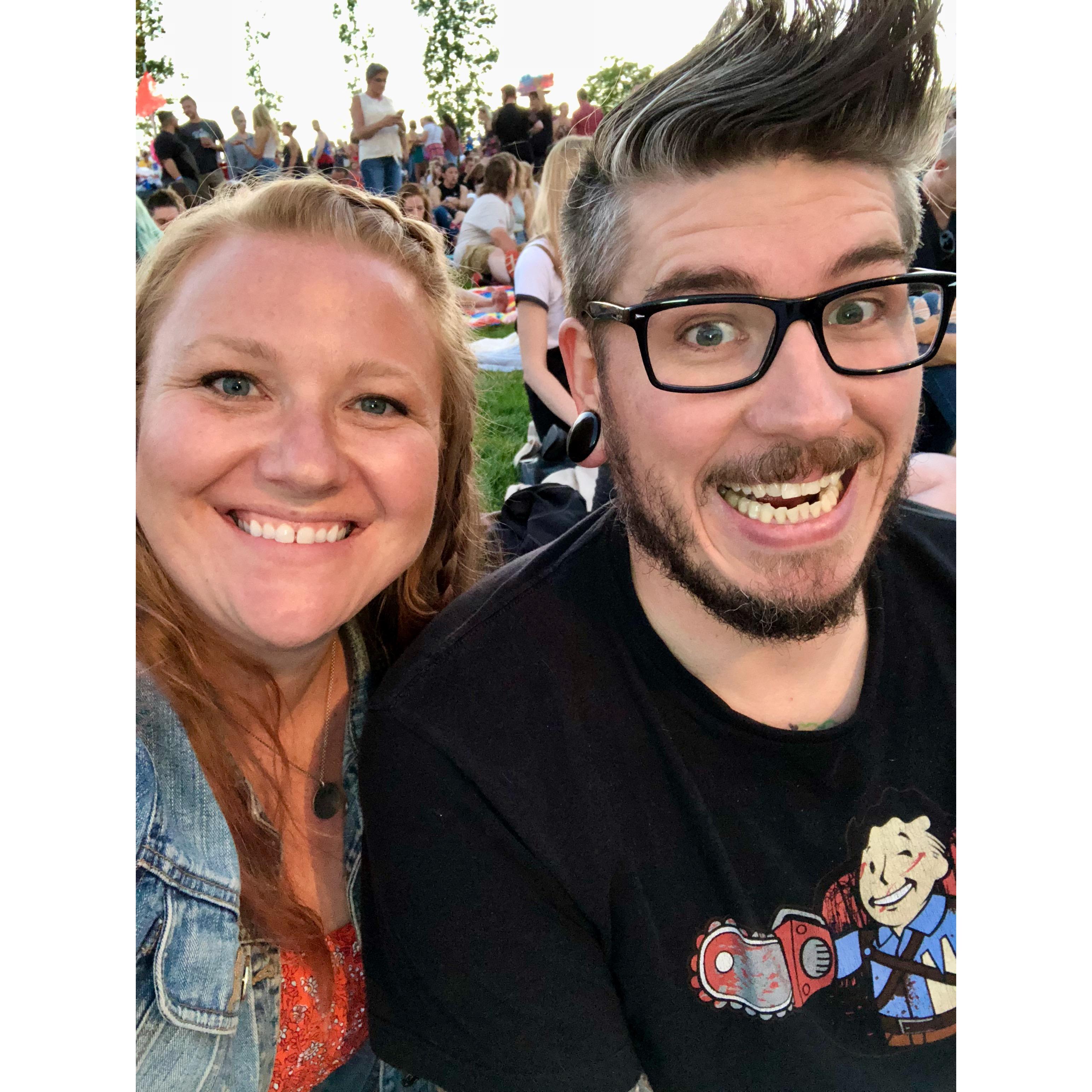 Our first photo together!
