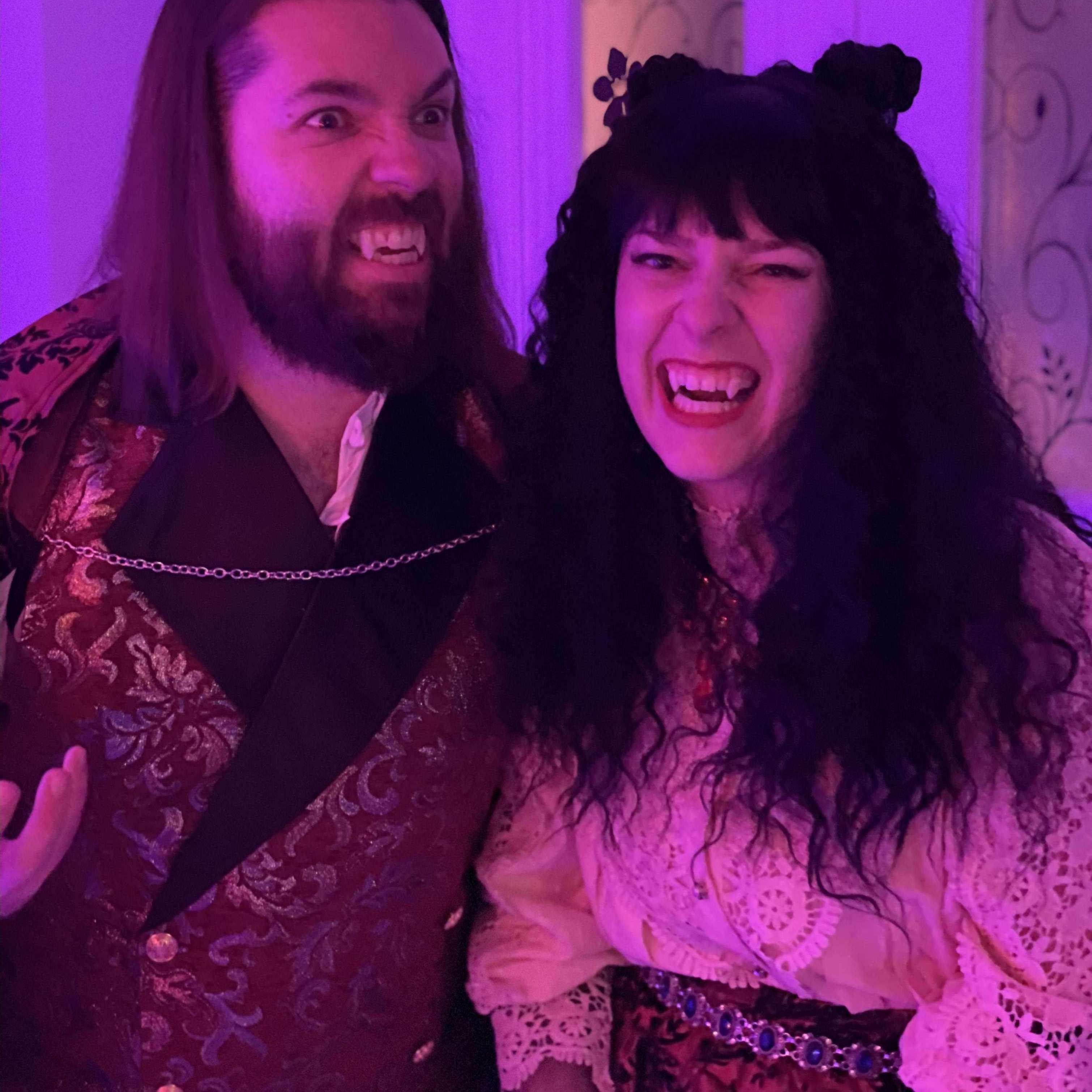 Nandor the Relentless and Nadja of Antipaxos Halloween 2021.