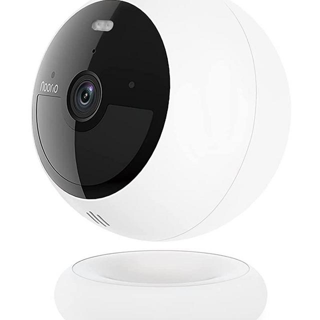 Noorio B210 Outdoor Security Camera with 2K Resolution, Wireless Home Security Camera Battery Powered, Color Night Vision with Spotlight, 16GB Local Storage, Work with Alexa, Set up in Minutes