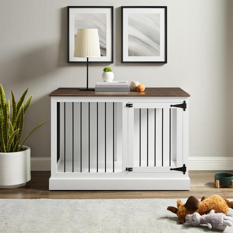 Credenza deals dog crate