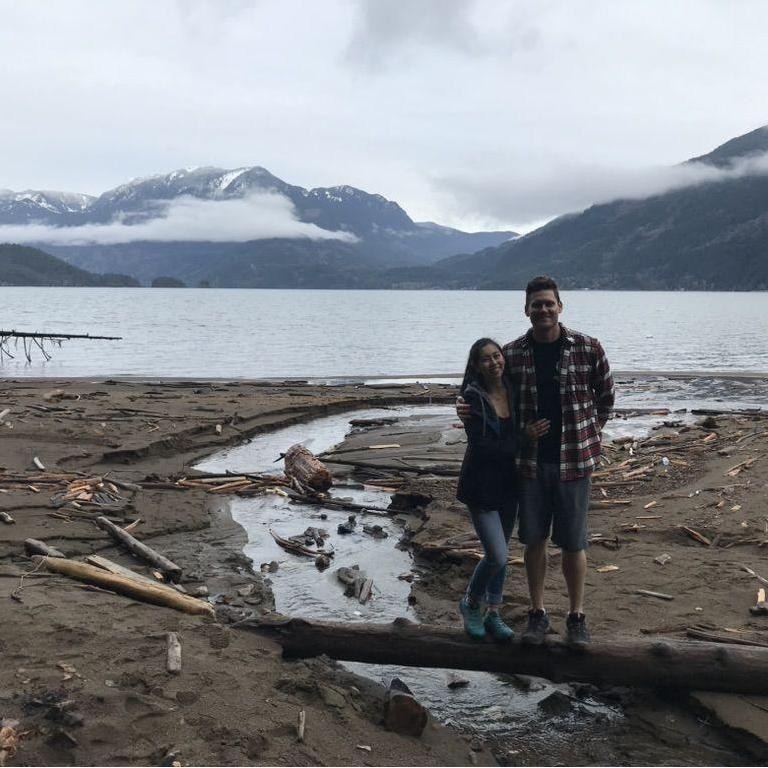Our second anniversary, spent at Harrison Lake with Harry & Sarina for Harry's birthday