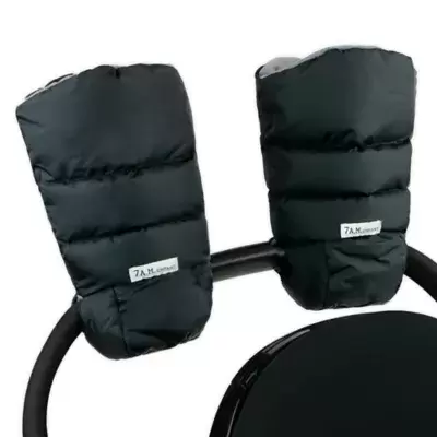7AM Enfant Warmmuff Stroller Gloves with Plush Lining in Black