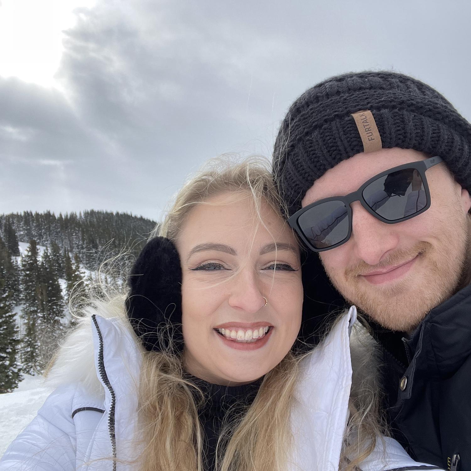 On the summit of Aspen Mountain