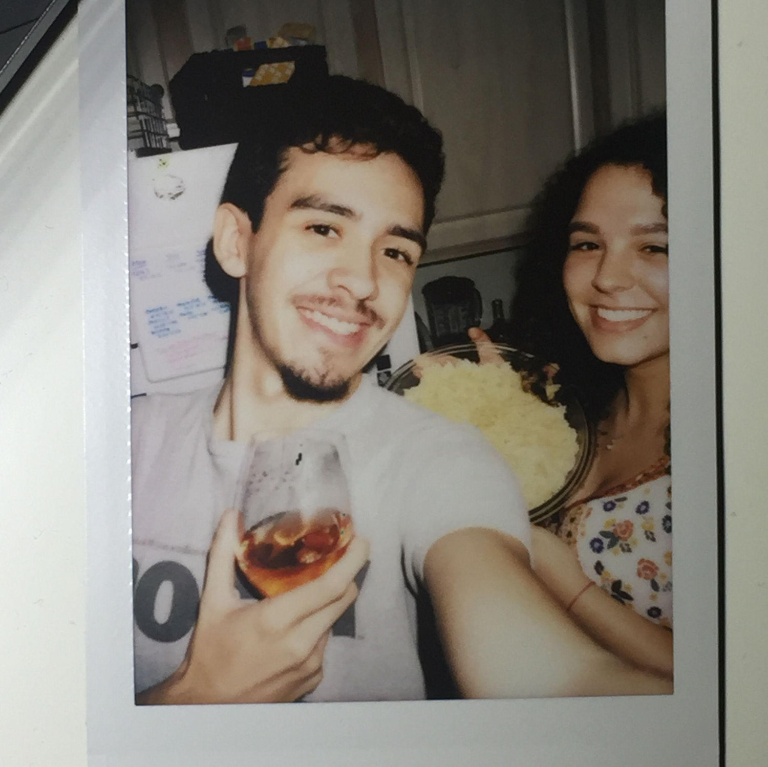 this was in 2017! pasta night (one of many)