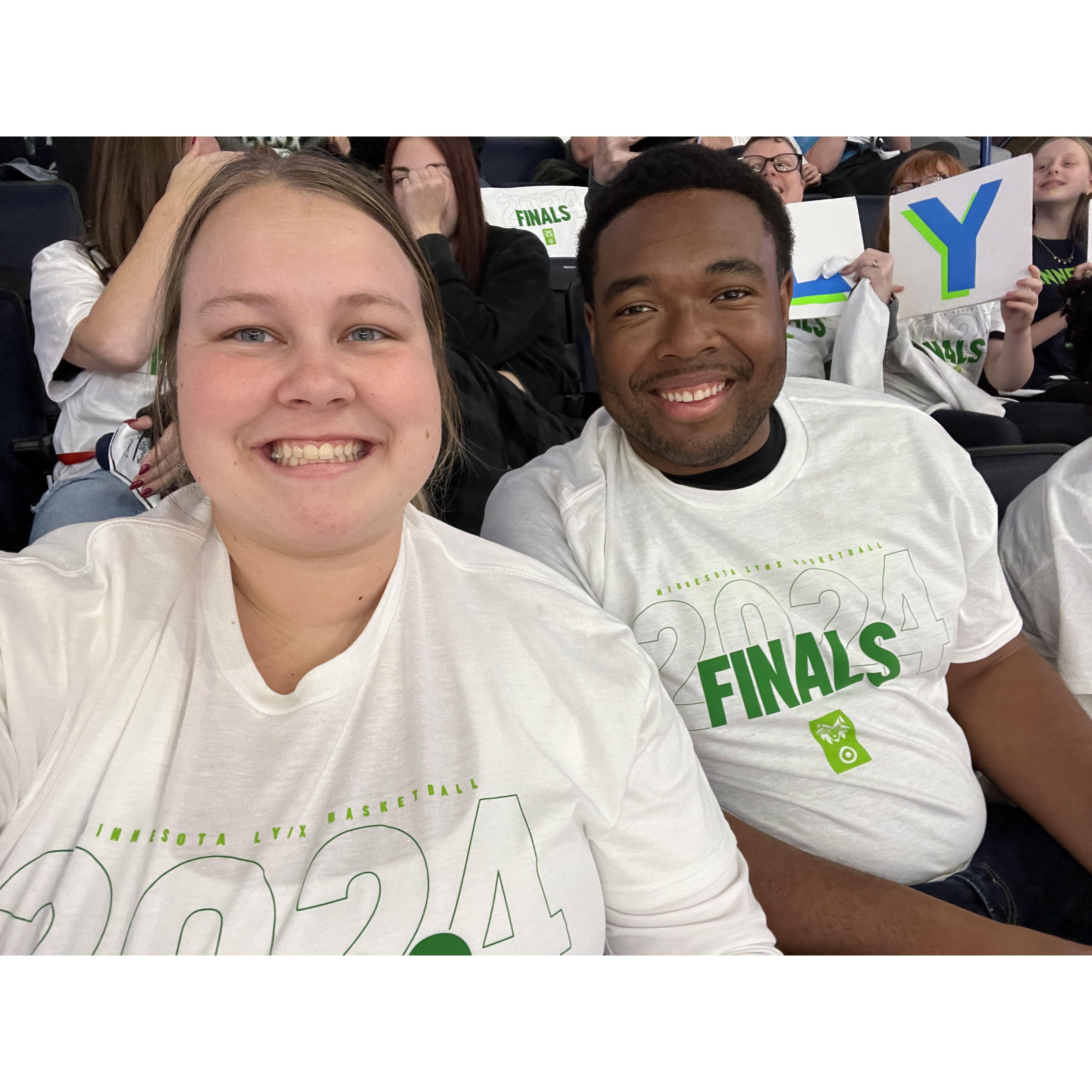 10.16.24 We cheered on the Minnesota Lynx in the WNBA tournament!
