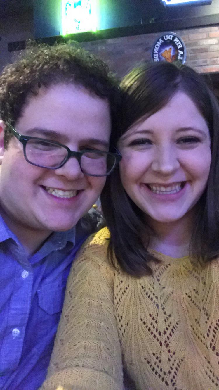 The first known picture of us together