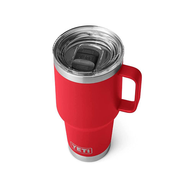 YETI Rambler 30 oz Travel Mug, Stainless Steel, Vacuum Insulated with Stronghold Lid