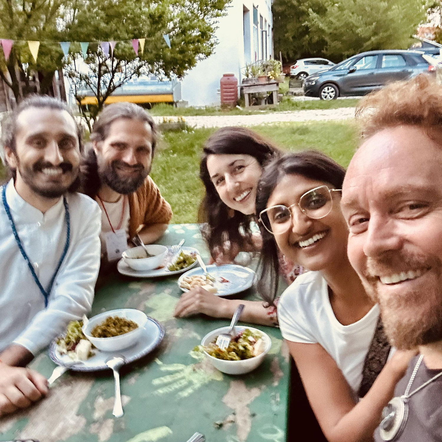 At a farm just outside of Venice with some dear friends.
