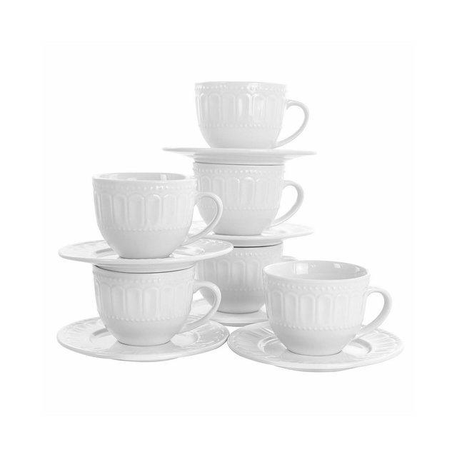 Elama Charlotte Mug Set of 12 Pieces